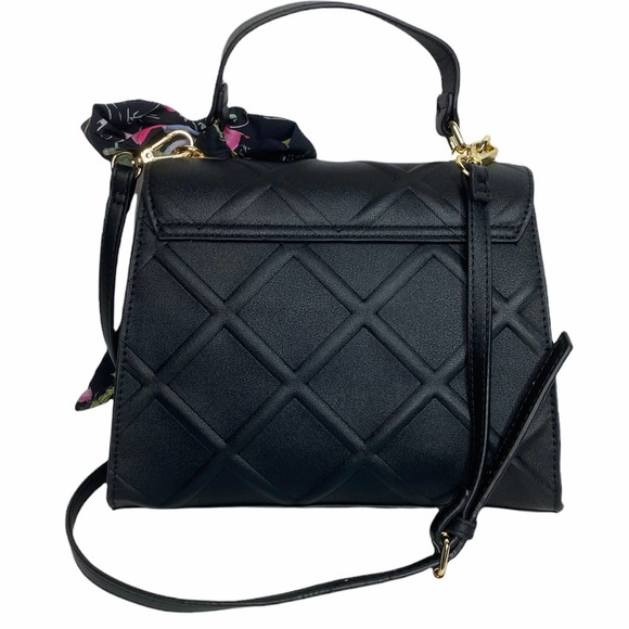 Betsey Johnson Top Handle Scarf Satchel - Picture 2 of 8
